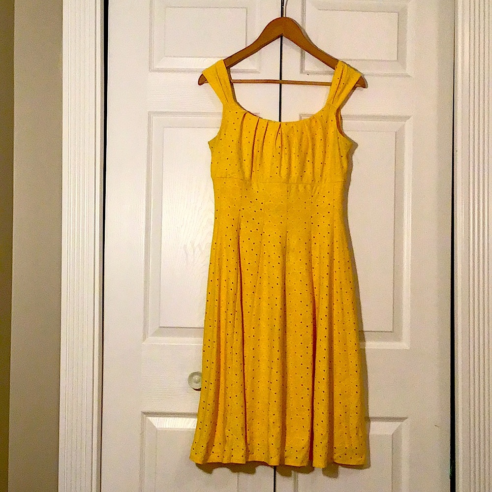 Yellow Empire Sundress